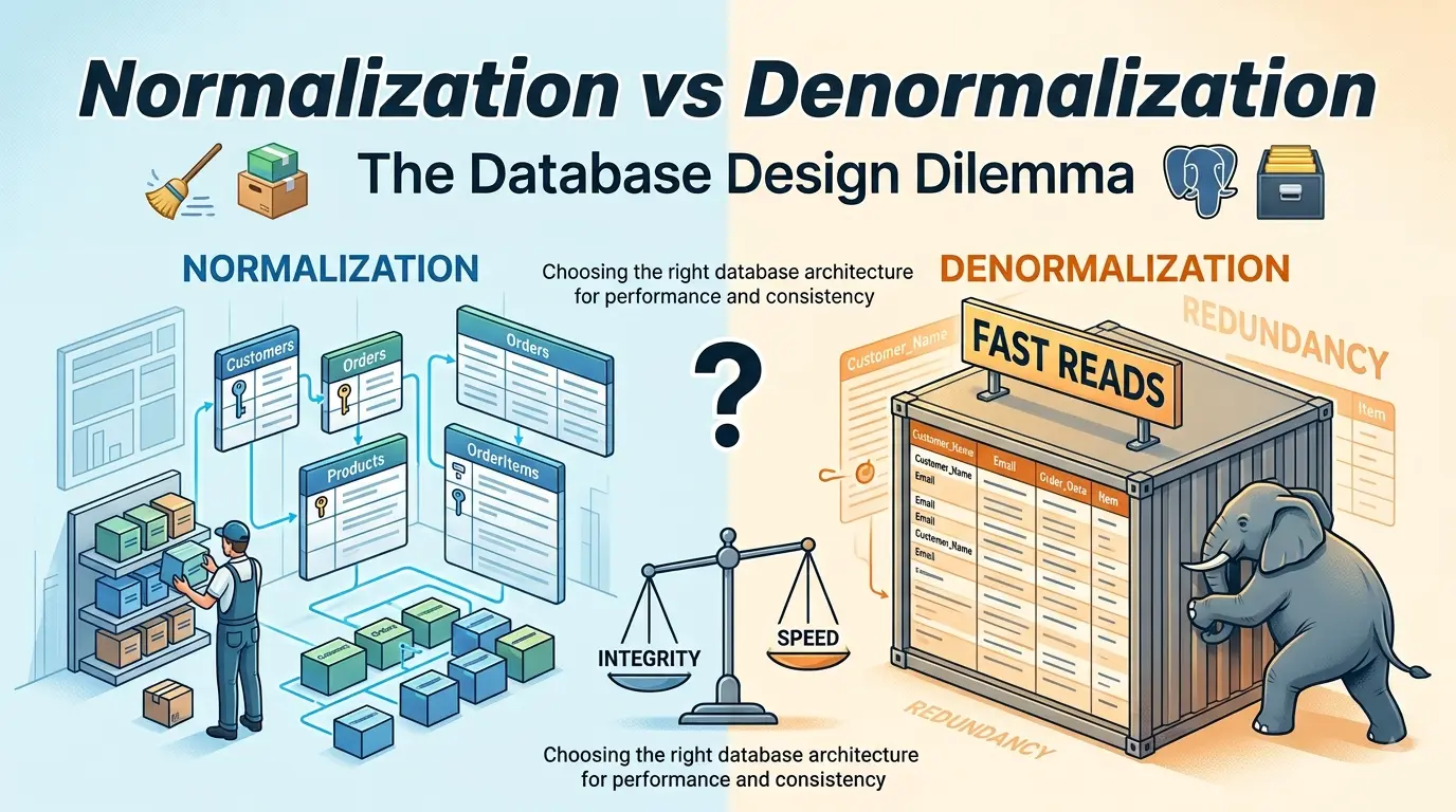 Normalization vs Denormalization: The Database Design Dilemma